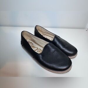 SAM EDELMAN Everie Black Soft Leather Classic Comfort Loafer, Size 5M